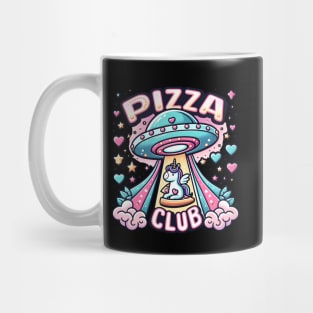 Funny Pizza , Unicorn, Ufo, Pizza Club Mug
